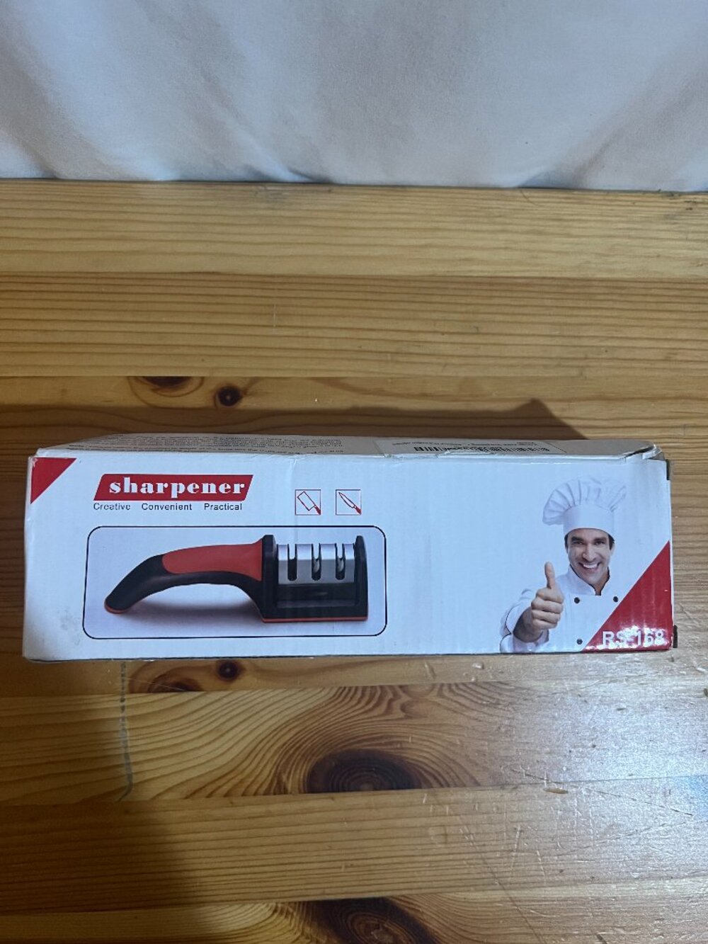 Knife Sharpener for 3 Stage Helps Repair, Restore, Polish Blades, Ergonomic and